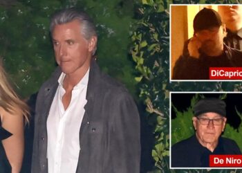 Gavin Newsom spotted hobnobbing with A-list celebs at Malibu hot spot