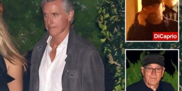 Gavin Newsom spotted hobnobbing with A-list celebs at Malibu hot spot
