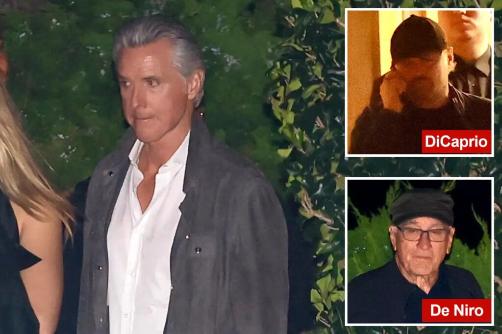 Gavin Newsom spotted hobnobbing with A-list celebs at Malibu hot spot