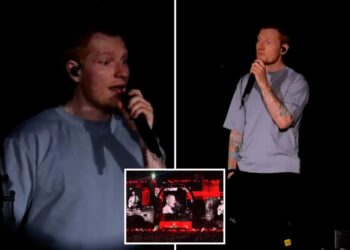 Ed Sheeran weeps on stage, says Israel’s actions in Gaza ‘unjustifiable’ in emotional first speech since Macklemore fiasco