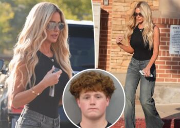 Kim Zolciak steps out for shopping trip after son KJ Biermann, 15, suffers legal blow in sodomy and sexual battery case