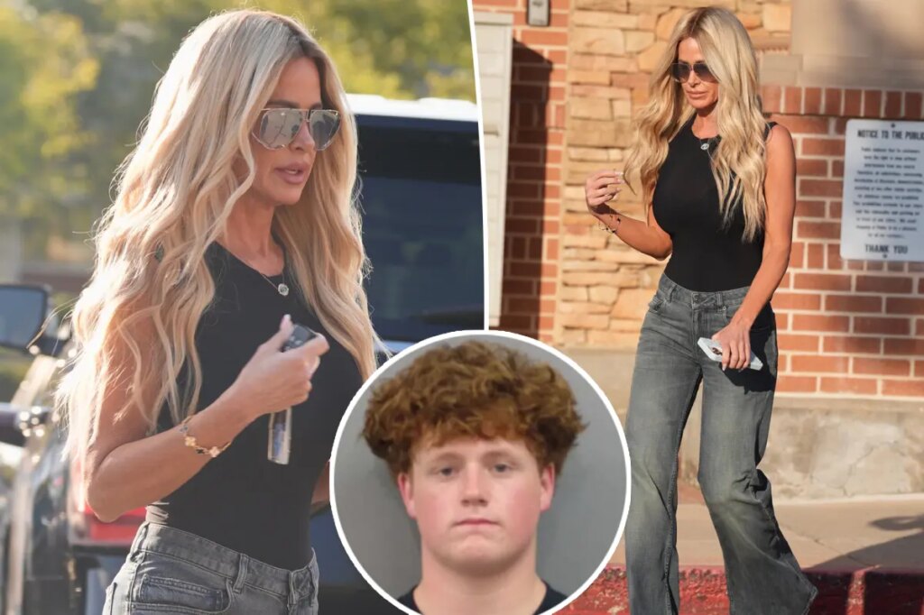 Kim Zolciak steps out for shopping trip after son KJ Biermann, 15, suffers legal blow in sodomy and sexual battery case