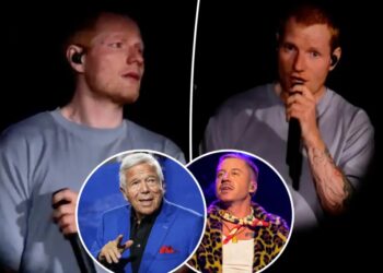 Ed Sheeran breaks down in tears as he returns to the stage for first show after Macklemore controversy: ‘I’m so, so sorry’