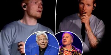 Ed Sheeran breaks down in tears as he returns to the stage for first show after Macklemore controversy: ‘I’m so, so sorry’