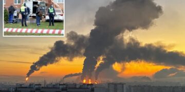 Two dead in massive Ukrainian drone attack on Moscow region, oil refinery