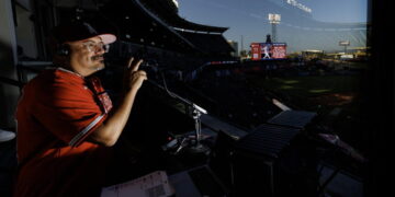 ‘I try to bring the energy.’ Michael Araujo living his dream as the voice of Angel Stadium