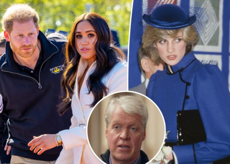 Prince Harry and Meghan Markle’s experience ‘echoes’ what happened to Princess Diana, says Charles Spencer