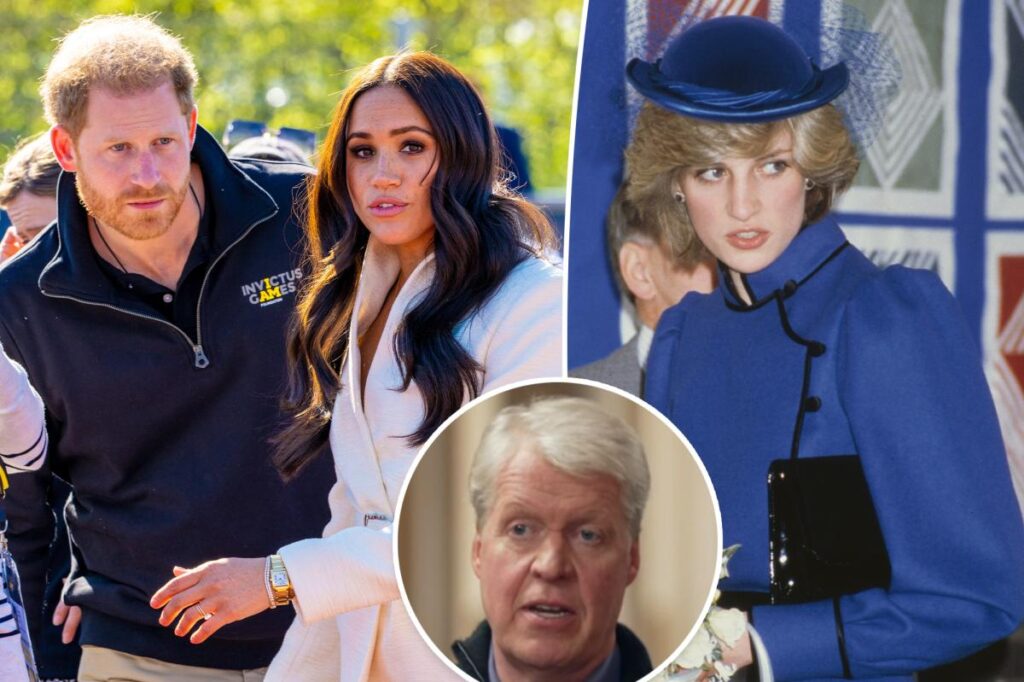 Prince Harry and Meghan Markle’s experience ‘echoes’ what happened to Princess Diana, says Charles Spencer