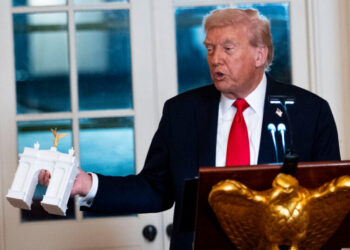 Trump Says His Contested Arch Would House Drones and Snipers