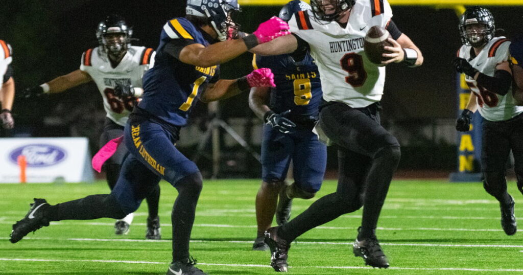 Prep talk: Huntington Beach (5-0) gets break-through football win