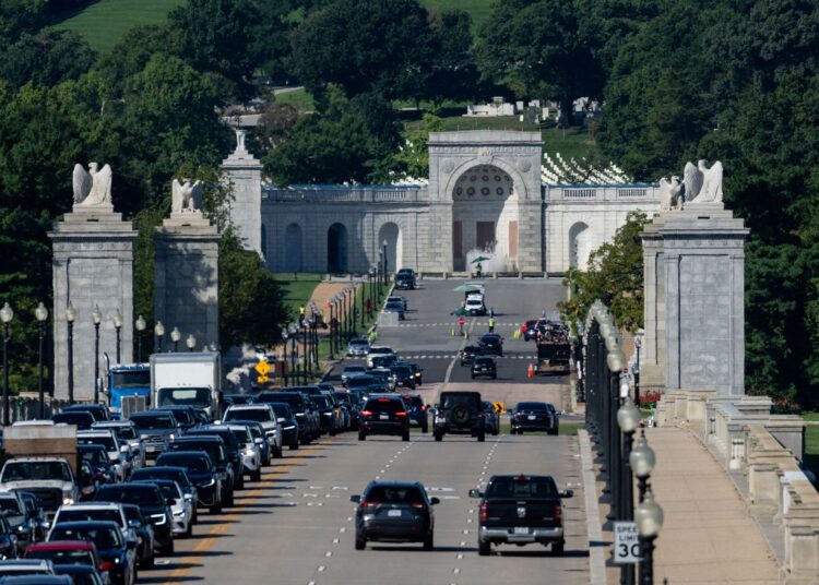 Trump says planned 250-foot arch will be ‘military complex’ for drones, snipers