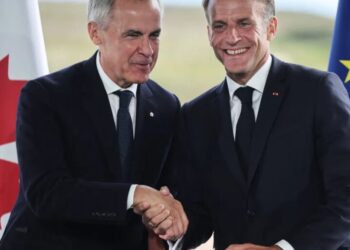 Canada and France in talks to deepen ties and ‘live our lives as we choose’ while Macron also seeks oil and gas as Iran war disrupts supplies