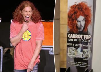 Carrot Top’s Las Vegas shows canceled as he receives ‘close medical care’ after alleged suicide attempt