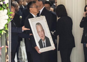 A state funeral in Hong Kong honors Tung Chee-hwa, the city’s first post-colonial leader