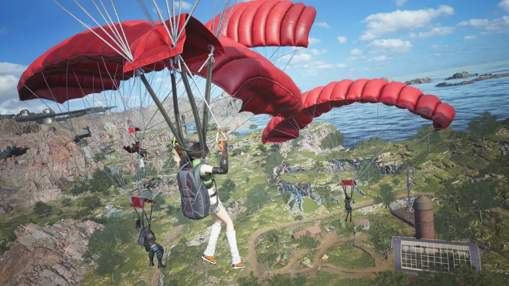 Final Fantasy 7 Revelation Parachute