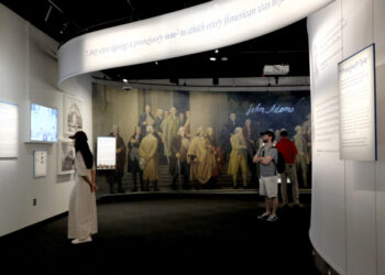 For the 250th, quiet contemplation of the document that started it all
