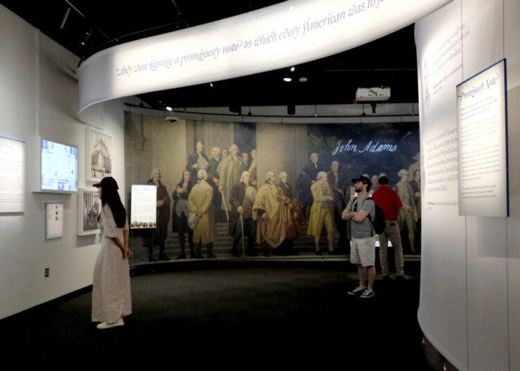 For the 250th, quiet contemplation of the document that started it all