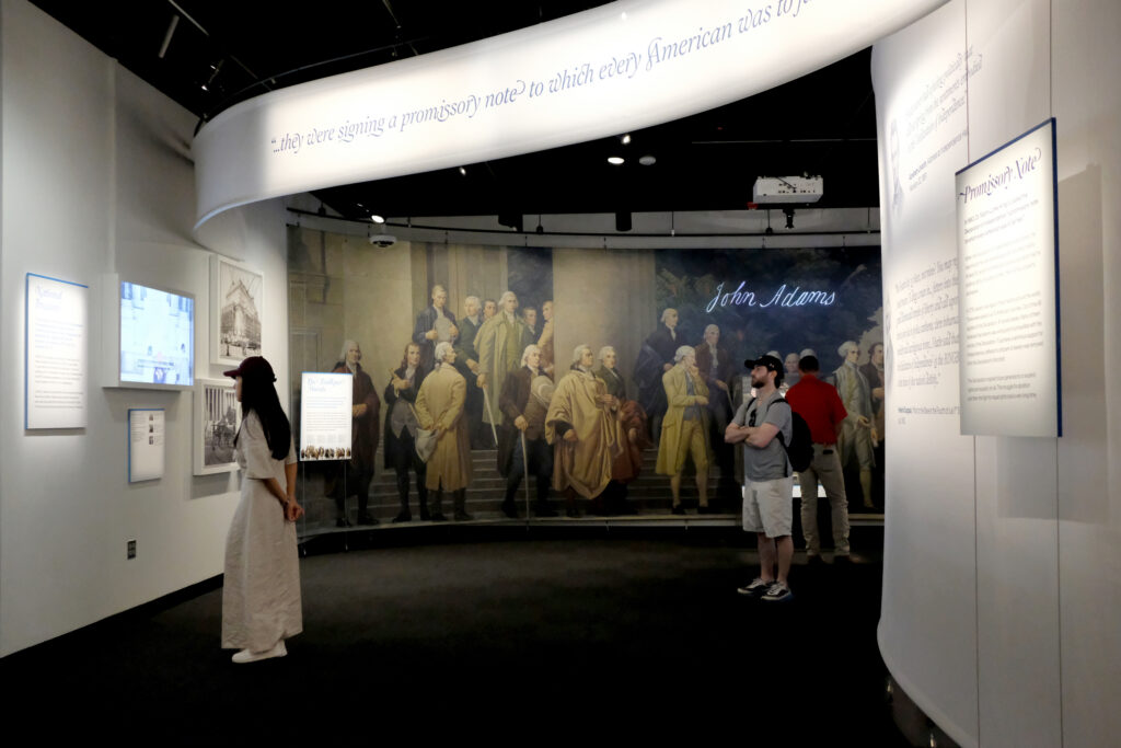 For the 250th, quiet contemplation of the document that started it all