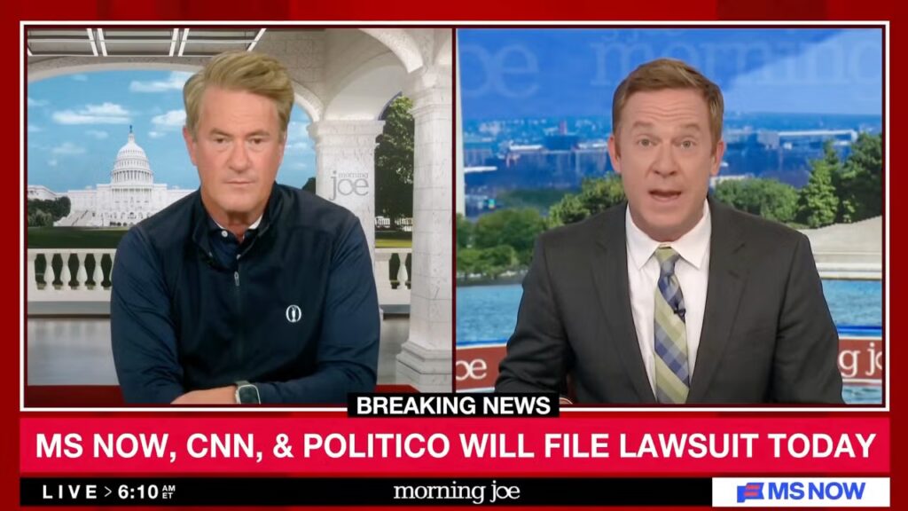 ‘Morning Joe’ Explains MS NOW’s Lawsuit Against White House After ‘All-Out Assault’ on Free Press