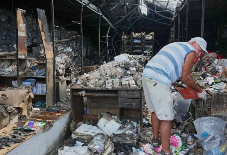 Ukraine’s book industry faces collapse after Russian strikes destroy warehouses