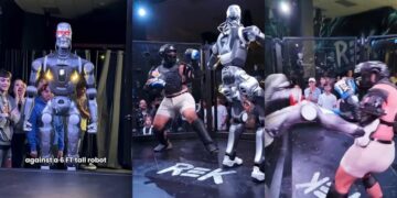 Behold: Video of “First-Ever” Human Versus Robot MMA Fight