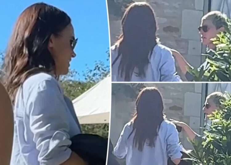Meghan Markle spotted in UK for first time since move as she mingles with fellow A-list transplant