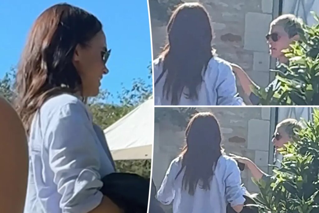 Meghan Markle spotted in UK for first time since move as she mingles with fellow A-list transplant