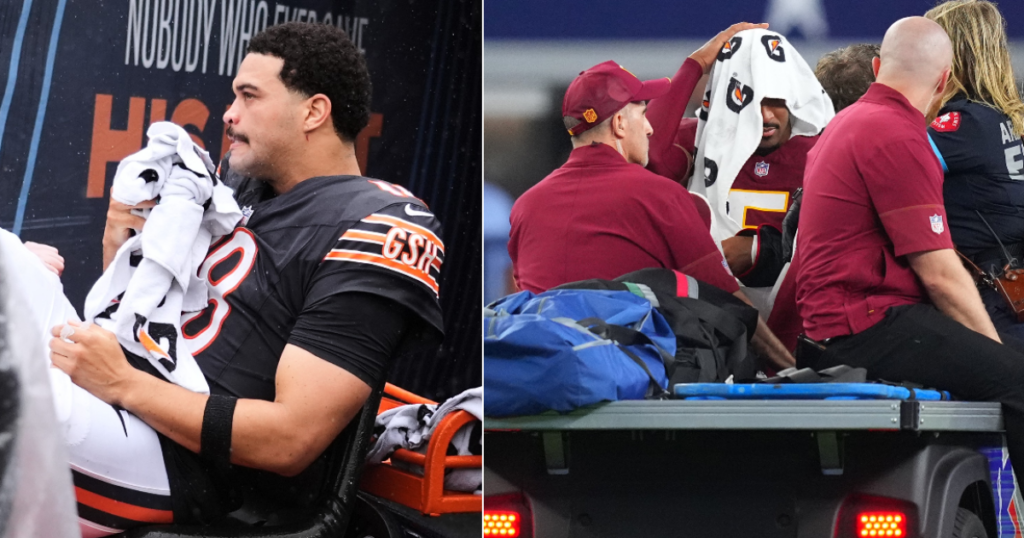 NFL injury updates: No timeline yet on Jayden Daniels; Caleb Williams is week-to-week