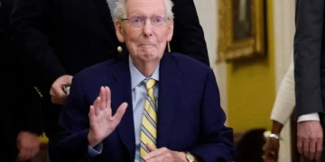 Demand for ‘basic clarity’ about Mitch McConnell swirls amid health speculation