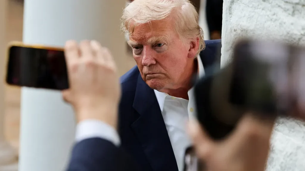 Trump erupts at ‘cowards and traitors’ over leaks his own Pentagon report backs up
