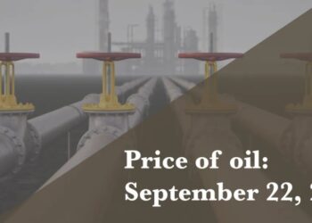 Current price of oil as of September 22, 2026