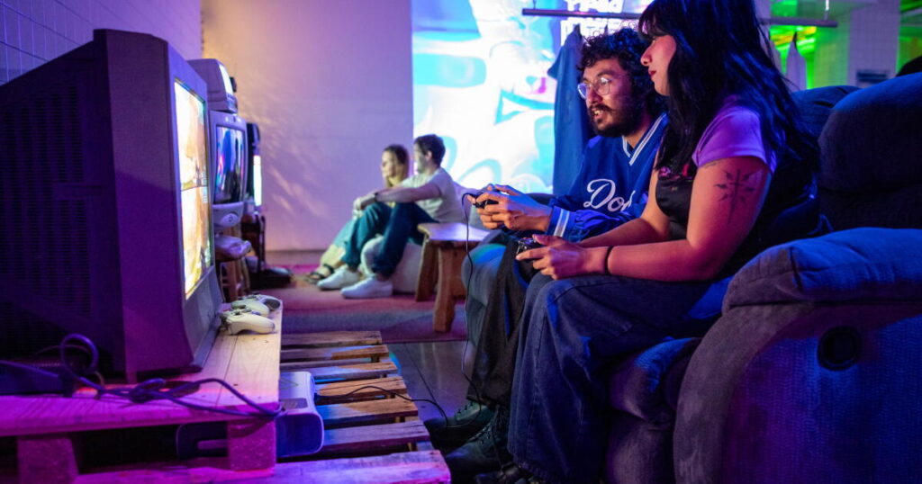 A rainbow of iMac G3s? This ‘old tech’ party in L.A. is a balm for our isolated times