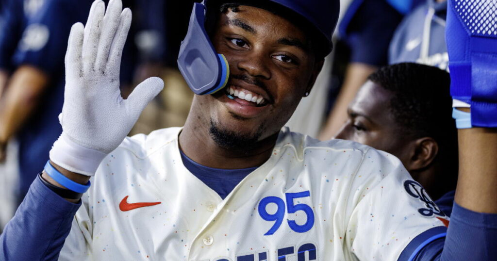 The Dodgers’ Josue De Paula can hit. Now he’s out to prove he can play defense, too