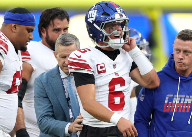 Giants quarterback Jaxson Dart avoided ‘devastating outcome’ with knee injury against Rams