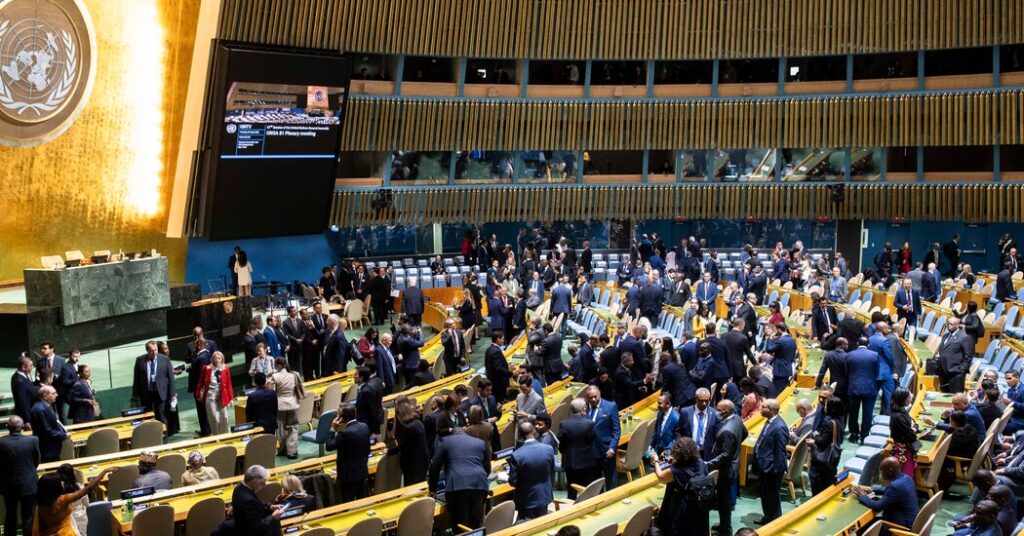 Trump Is Back on TV, Briefly, as Many Networks Carry His U.N. Speech Live