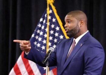 Florida governor candidate Byron Donalds removes Trump mentions from campaign website