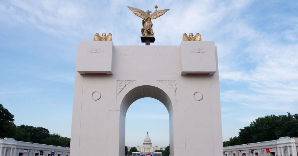Blocking Windmills? Banning Press? Building an Arch? Trump Cites National Security.