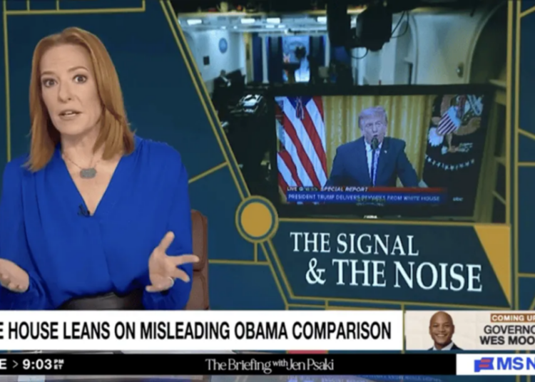 ‘Very defensive!’ Jen Psaki tears apart MAGA ‘myth’ about Trump’s press scheme