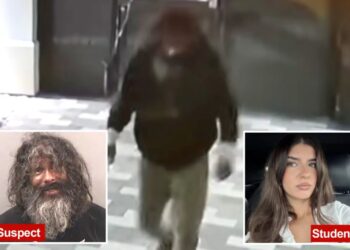 Terrifying mugshot shows homeless man who chased California college student into her apartment