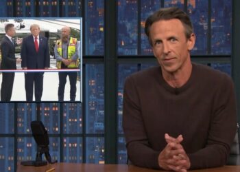 Seth Meyers Prefers Trump Without Audio
