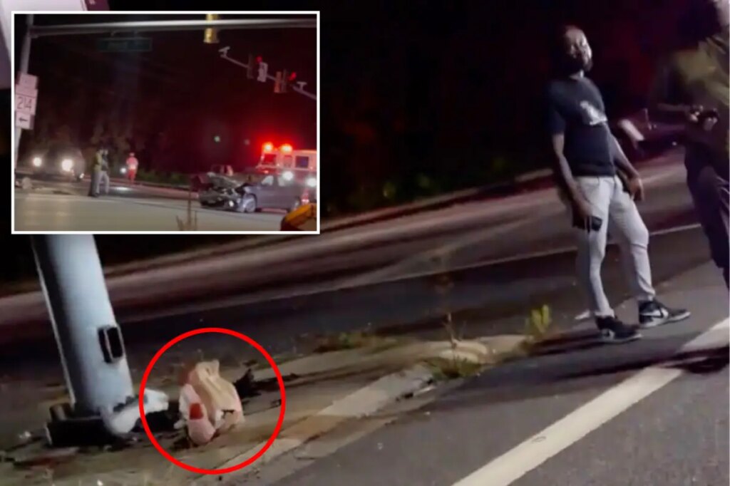 Maryland DoorDash customer picks up order from driver at crash scene: ‘I think that’s my food right there’