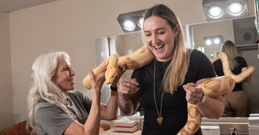 She’s Making Her Met Debut. She’s a Snake.