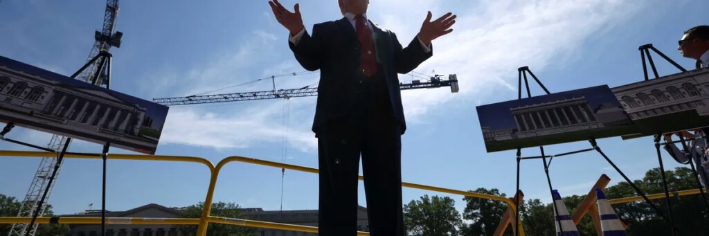 Trump mocked architect’s project concerns with absurd map: ‘You think we’re big?’