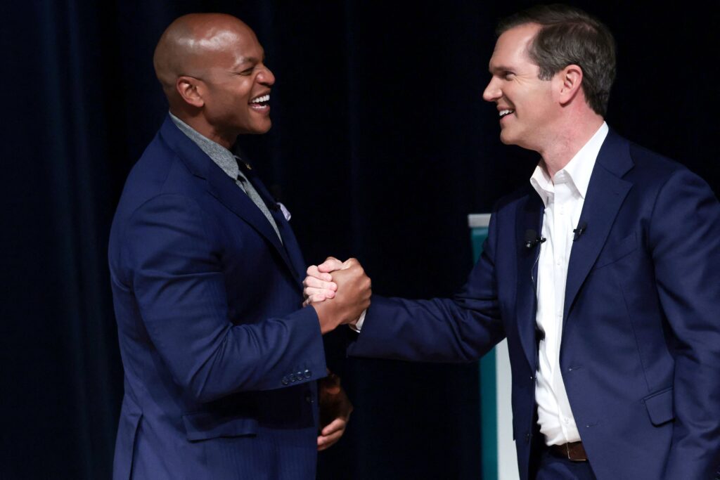 This visit offered an early peek at the 2028 Democratic presidential primary
