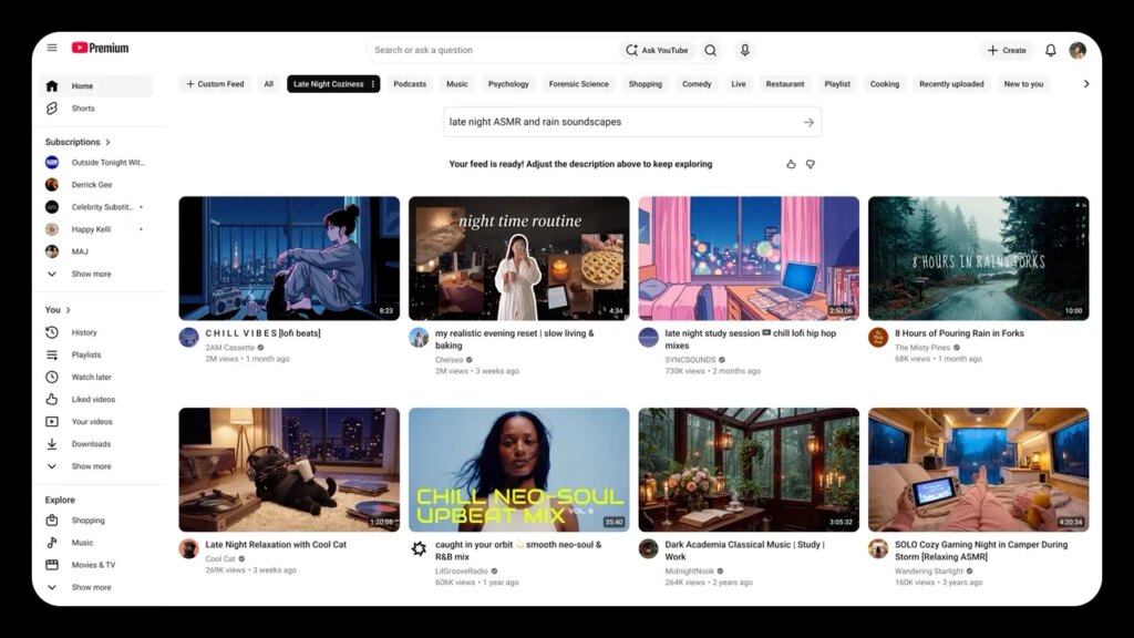 YouTube’s Custom Feeds Give You More Control Over the Algorithm