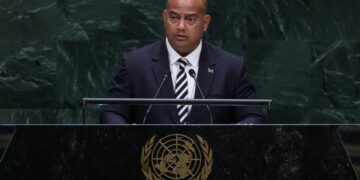 A nation renamed stands up at the U.N.: ‘Say our name. Naoero.’