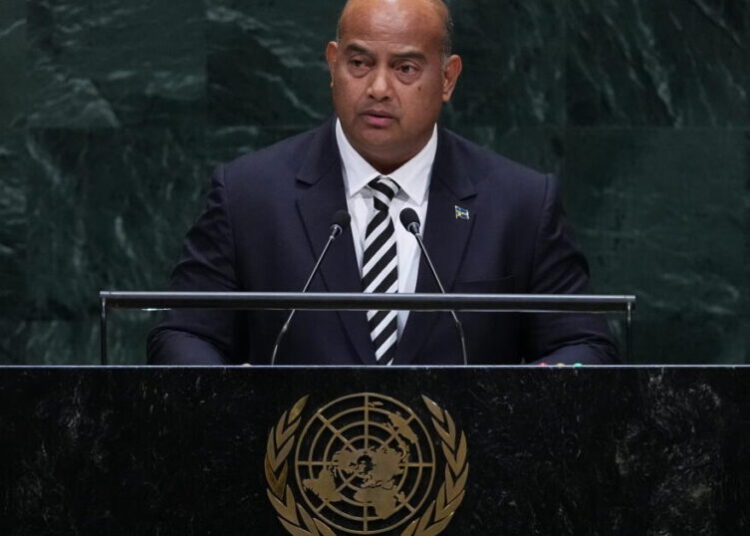 A nation renamed stands up at the U.N.: ‘Say our name. Naoero.’