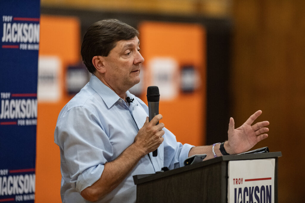 Troy Jackson isn’t polished. In Maine, that may be the point.