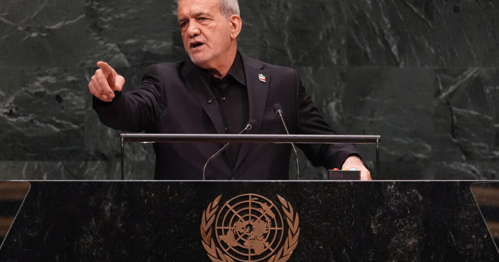 Iran’s president delivers wartime address at U.N.: We have been ‘victims of terrorism’
