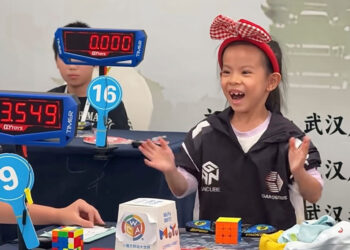6-year-old sets Rubik’s Cube world record